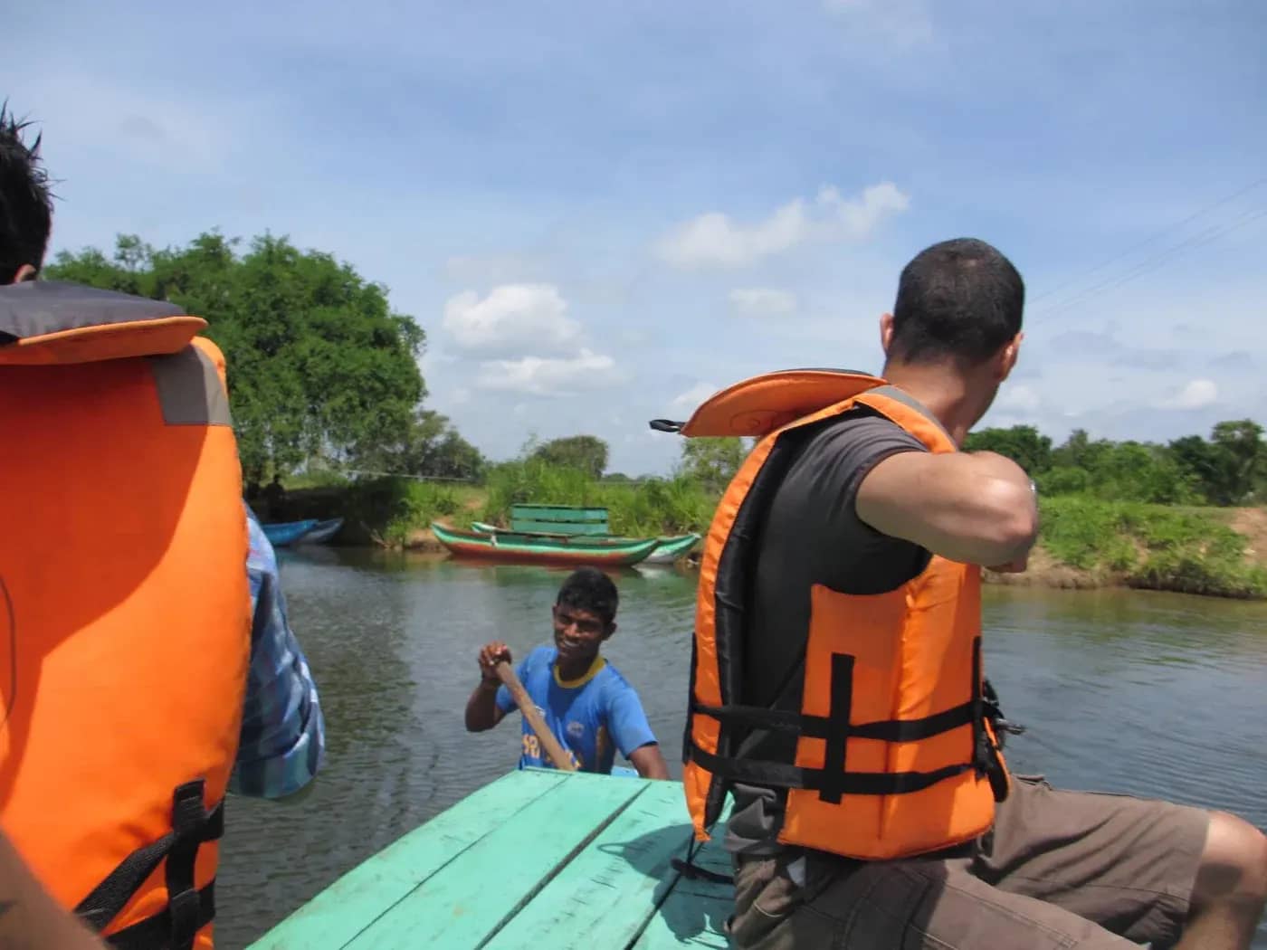 Boat trip on the river