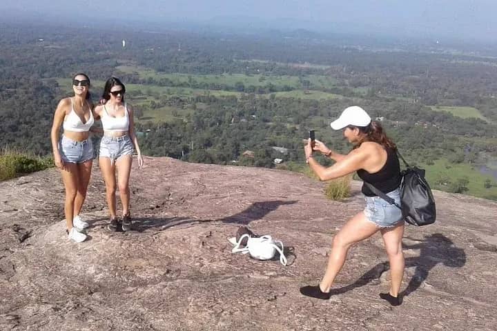 On top of Pidurangala Rock above the Cultural Triangle