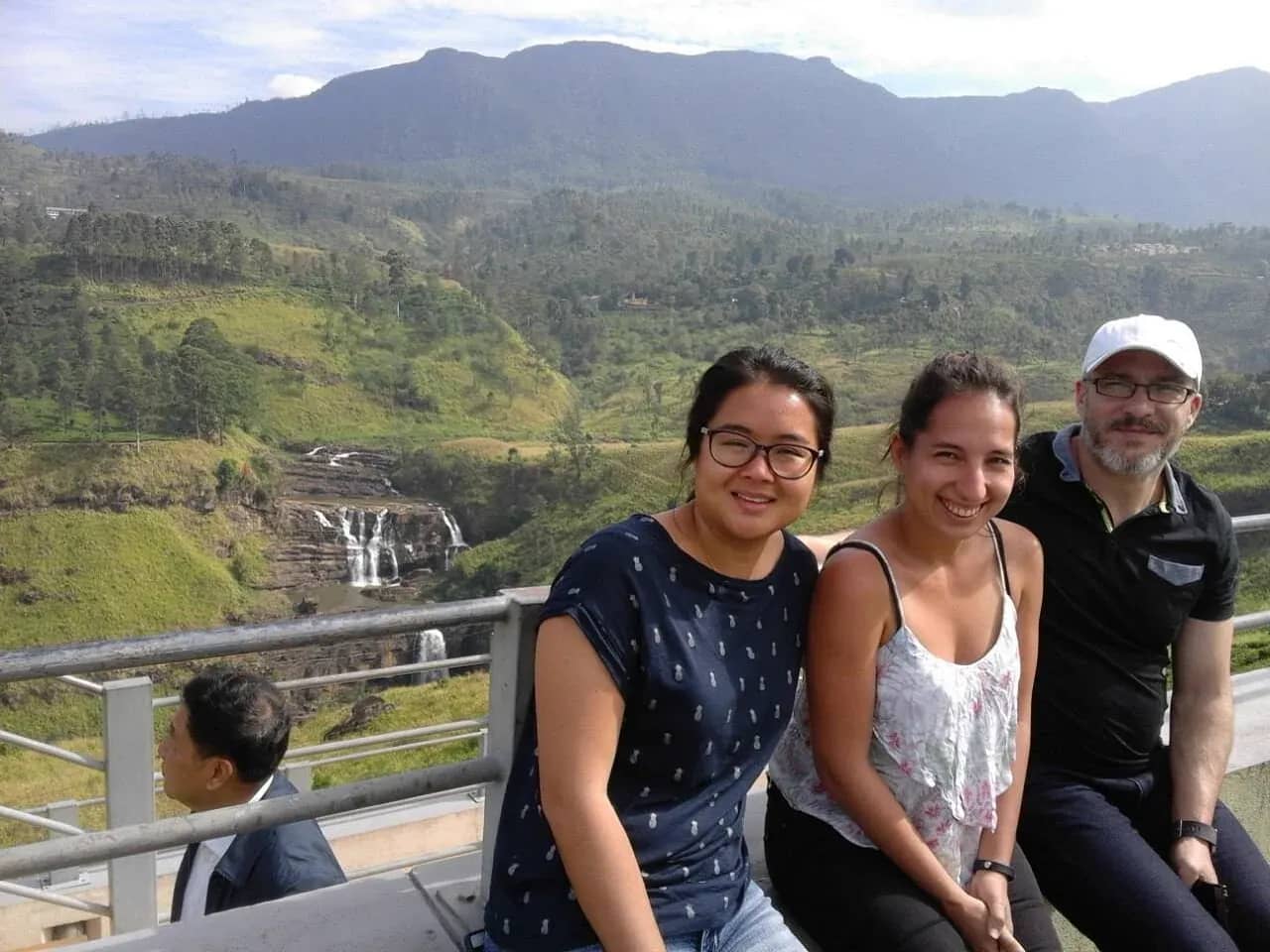 At the St. Clair’s Falls viewpoint